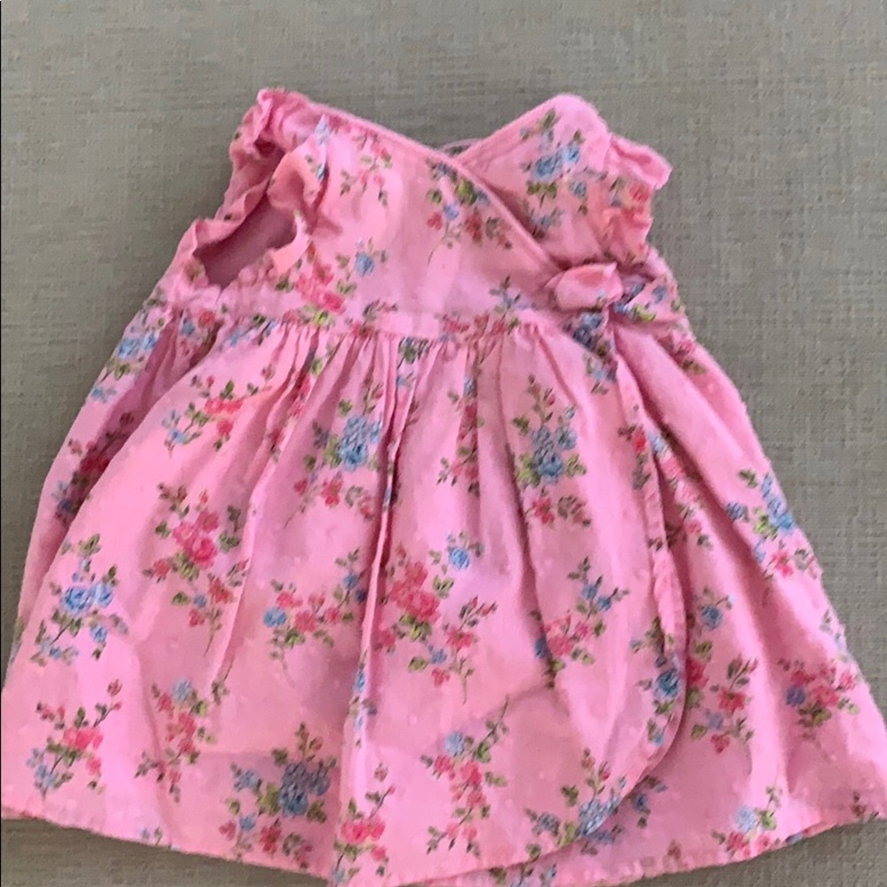 Janie and jack floral pink dress